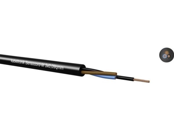 Sensocord®-M 4x0,09qmm, miniatyr sensorskabel 246400909 Kabeltronik Sensocord®-M 4x0,09qmm, miniatyr sensorskabel 246400909 Kabeltronik