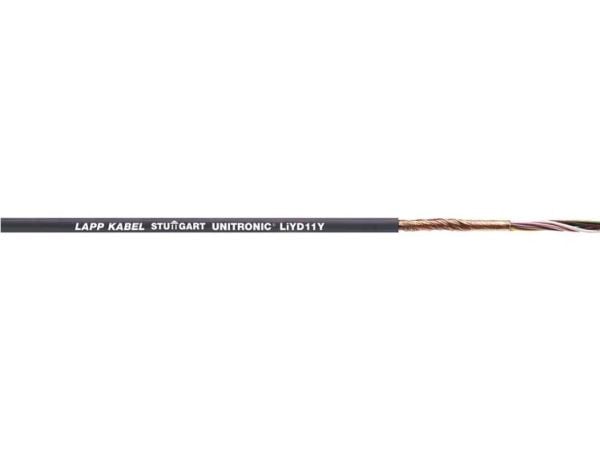 Lapp-kabel 0033312, LIYD11Y styrkabel, 12 x 0,25 mm², svart mantel Lapp-kabel 0033312, LIYD11Y styrkabel, 12 x 0,25 mm², svart mantel