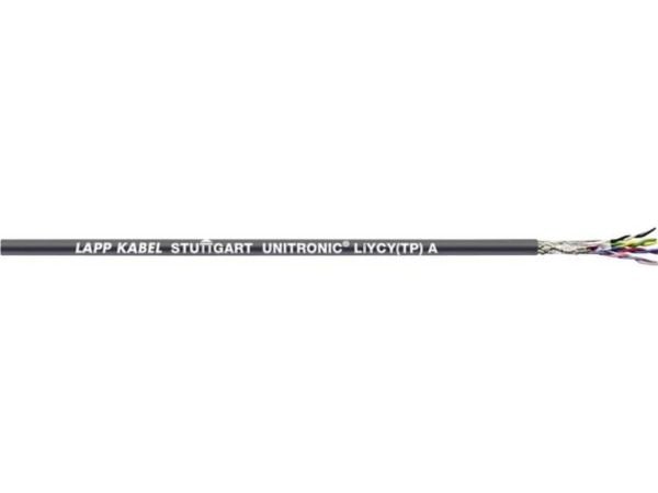 LappKabel 0066208 LiYCY(TP)UL/CSADIN styr-/kontrolldatakabel 8 x 2 x 14 mm² grå mantel