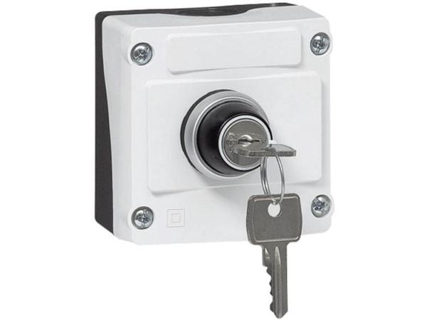 BACO 100516-BK LBX12610 Kaapissa oleva avainkytkin Musta, harmaa Avaimen vapautus 1 kpl