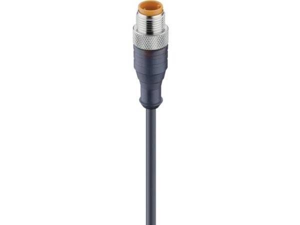 Lumberg Automation 47076-1 Sensor, ställdonskontakt, M12 Kontakt, rak 2,00 m Antal poler (RJ): 8 1 st