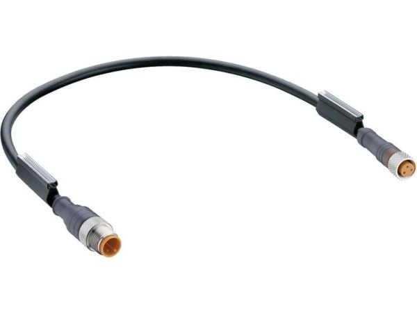 Lumberg Automation RST 3-RKMV 3-224/1M-1 Anturi, toimilaitteen liitin, M8 Liitin, suora, Liitäntä, suora 1.00 m Napaluku (RJ): 3 1 kpl