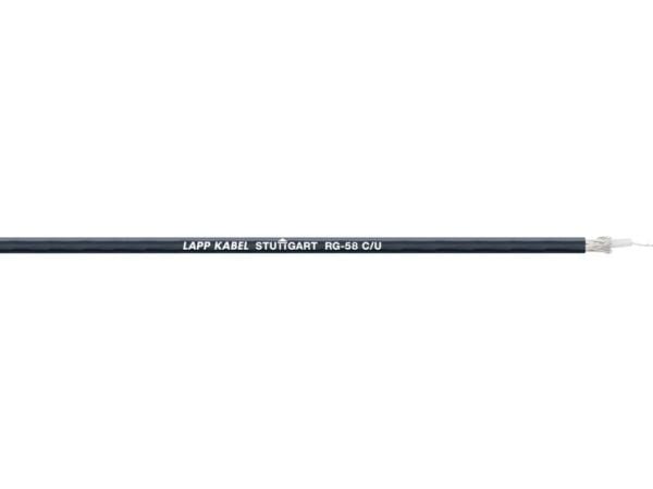 LAPP 2170000-500 koaxialkabel utvändig diameter 4,95 mm RG58 C/U 50 O svart 500 m