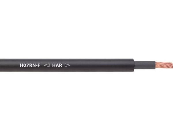 Lapp H07RN-F, Keskijännitekaapeli, musta, Kumi, Kupari, 2.5 mm², 72 kg/km
