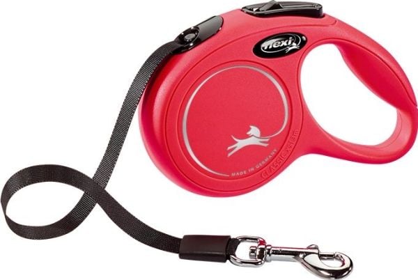 flexi New Classic bånd XS, 3M, 12KG, rød