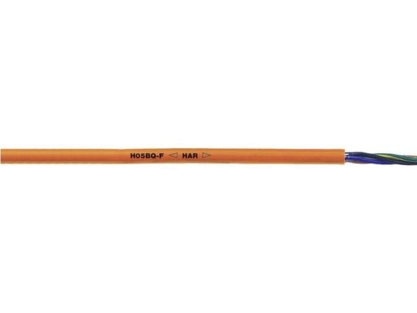 LAPP 136033-100 anslutningskabel H05BQ-F 5 x 0,75 mm² orange 100 m
