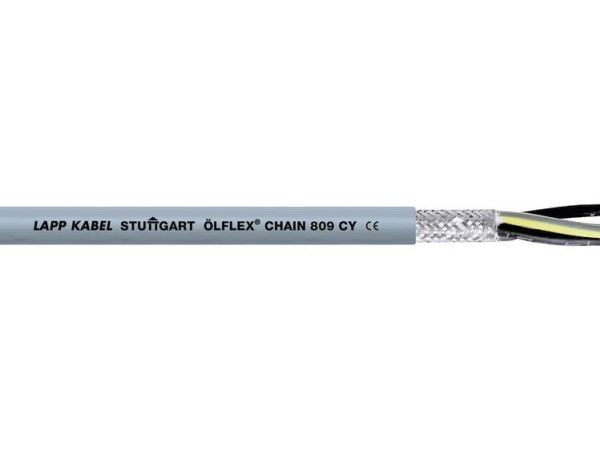 Lapp ÖLFLEX CHAIN 809 CY, 100 m, Blå, PVC, 36 kg/km, 45 kg/km, 4000 V