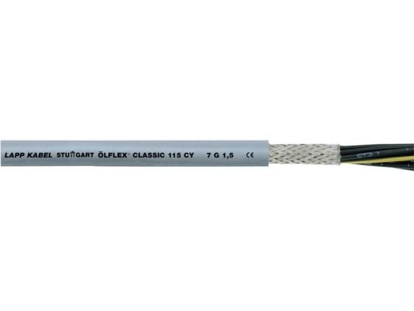 Lapp ÖLFLEX CLASSIC 115 CY, Grå, PVC, 36 kg/km, 54 kg/km, 4000 V, 0,5 mm²