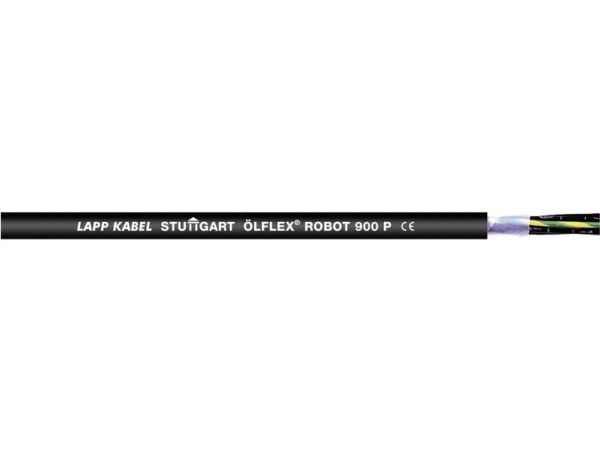 Lapp ÖLFLEX ROBOT 900 P, 100 m, Svart, Termoplastisk elastomer (TPE), 60 kg/km, 141 kg/km, 48 V