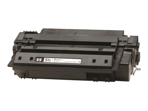HP 51X, alkuperäinen riittoisa musta LaserJet-värikasetti, kaksoispakkaus, 26000 sivua, Musta, 2 kpl
