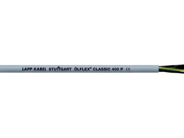 Lapp ÖLFLEX CLASSIC 400 P, Kabel för medelhög spänning, Grå, Polyvinylklorid (PVC), Halvstyv PVC (SR-PVC), Koppar, 1 mm ²