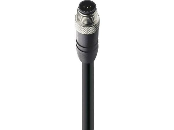 Belden 10971, 7 m, M12, Hanstik, Musta, Polyuretaani (PUR), -40 - 80 °C