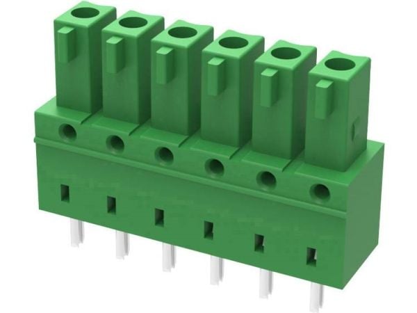 Degson insticksplint/printplatta 15EDGB antal poler 6 rutmått 3,81 mm 15EDGB-3.81-06P-14-00AH-1 1 st