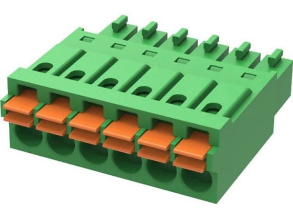Degson stiftkabelhuskontakt 15EDGKN totalt antal poler 7 stiftraster 3,50 mm 15EDGKN-3.5-07P-14-00AH-1 1 st
