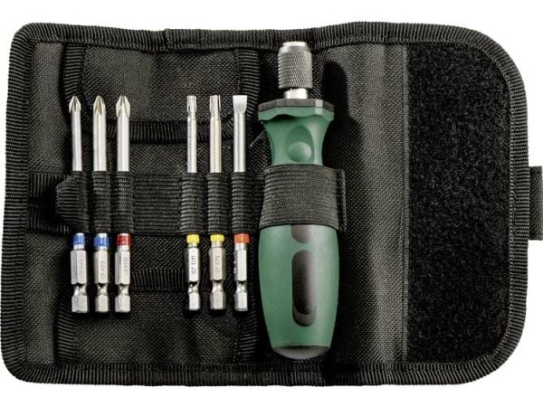 Metabo - Spissett for skrutrekker - 7 deler - T20, T25, PH2, PH3, PZ1, PZ2, SL5.5 - lengde: 89 mm