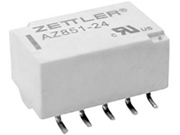Zettler Electronics AZ851-5 SMD-relé 5 V/DC 1 A 2 x omkobler, 1 stk