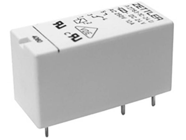 24VDC 12A-250VAC RELÆ 1 VEKSLER