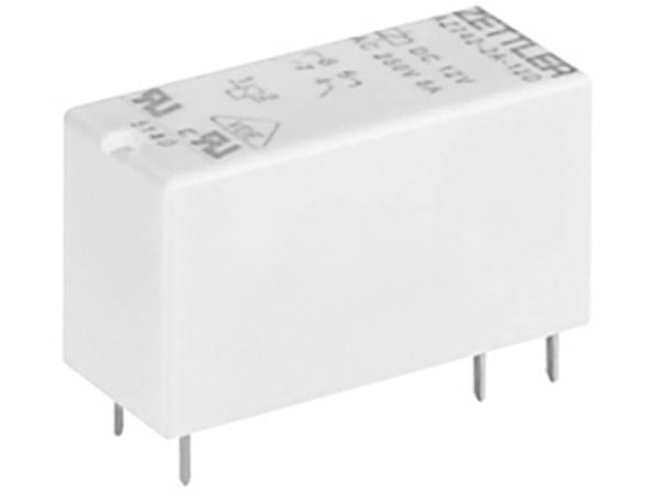 Zettler Electronics AZ742-2C-12DE printrelé 12 V/DC 10 A 2 x omkobler