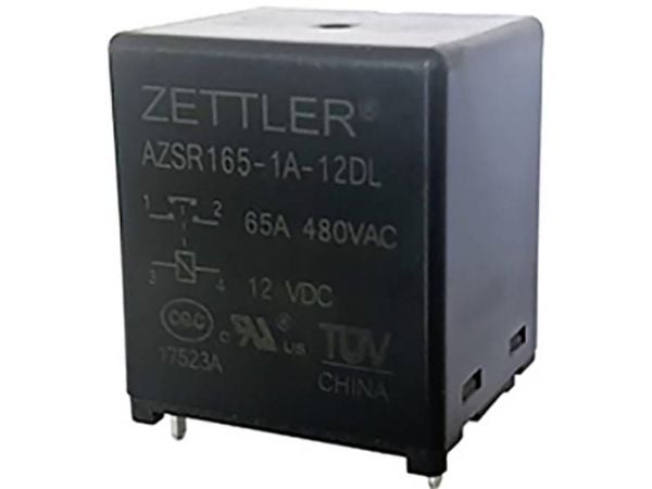 Zettler Electronics printrelé 12 V/DC 80 A 1 x sluttkontakt 1 stk
