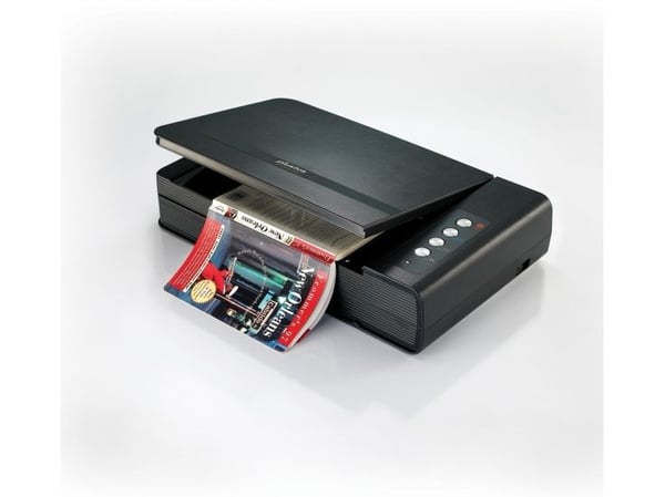 Plustek OpticBook 4800 - tasoskanneri - CCD - A4/Letter - 1200 dpi - jopa 2500 skannausta päivässä - USB 2.0