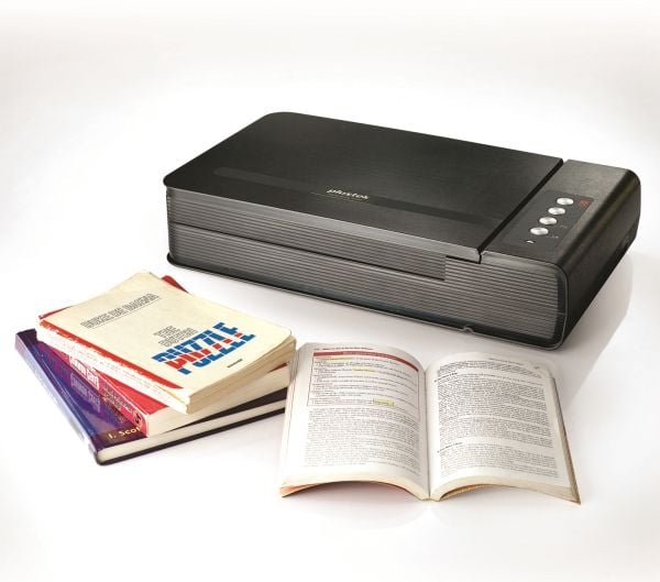 Plustek OpticBook 4800 - tasoskanneri - CCD - A4/Letter - 1200 dpi - jopa 2500 skannausta päivässä - USB 2.0