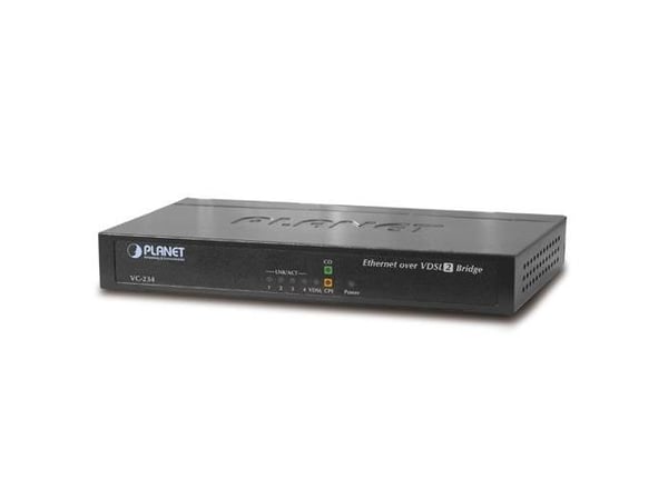 PLANET VC-234 - Router - DSL-modem 4-ports-switch