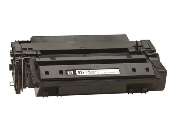 HP 51X, alkuperäinen riittoisa musta LaserJet-värikasetti, kaksoispakkaus, 26000 sivua, Musta, 2 kpl