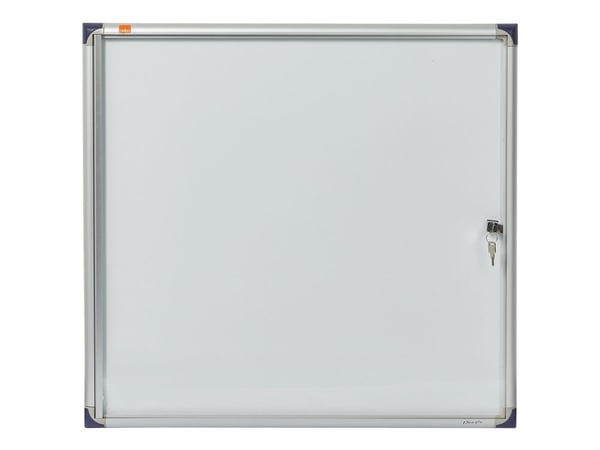 Nobo Extra - Innbygd oppslagstavle - veggmonterbar - 670 x 630 mm - 6 x A4 - magnetisk - hvit