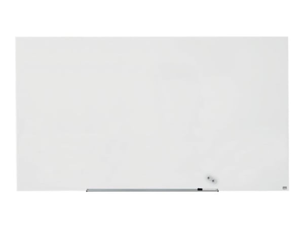 Nobo Diamond - Whiteboard - veggmonterbar - 1883 x 1059 mm - herdet glass - magnetisk - hvit