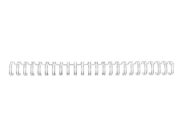 GBC WireBind - 8 mm - 24 ringar - A5 (148 x 210 mm) - 70 ark - silver - 100 stk bindningstråd