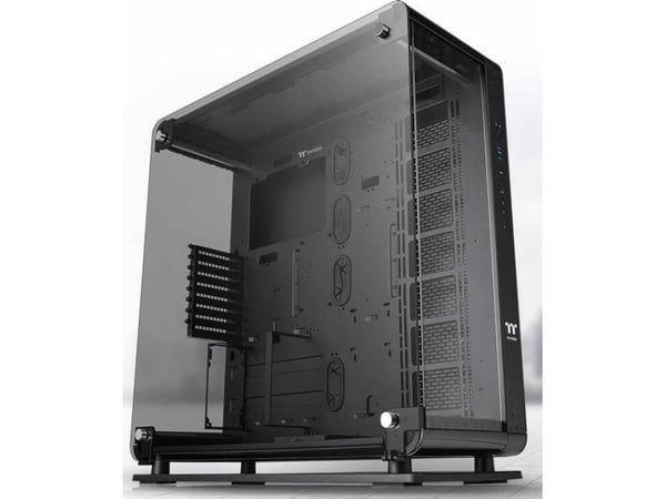 Thermaltake Core P8 Tempered Glass - Tower - ATX - sidepanel med vindu (herdet glass) - ingen strømforsyning (PS/2) - svart - USB/lyd