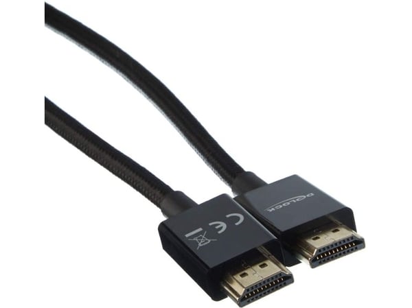 DeLOCK 85383 HDMI-kabel 0,5 m HDMI Type A (standard) Svart (85383)