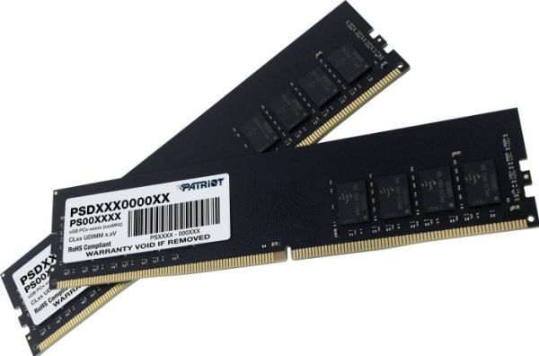 Patriot Signature Line - DDR4 - sats - 16 GB: 2 x 8 GB - DIMM 288-pin - 3200 MT/s / PC4-25600 - CL22 - 1.2 V - ej buffrad - icke ECC