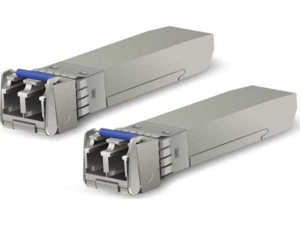 Ubiquiti U Fiber Single-Mode - SFP+ transceivermodul - 10GbE - LC-enkeltmodus - opp til 10 km - 1310 nm (en pakke 20)