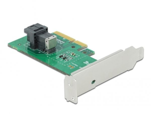 Delock PCI Express x4 Card > 1 x internal SFF-8643 NVMe - Low Profile Form Factor - Diskkontroller - U.2 NVMe - lav profil - PCIe 4.0 x4