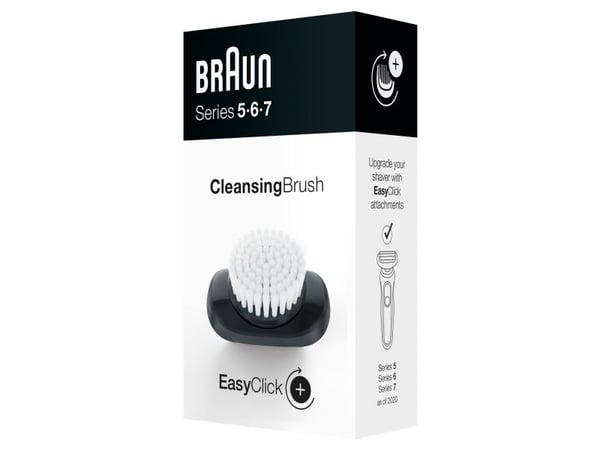 Braun Easy Click, Rengjøringsbørste, Sort, Braun, Series 5, 6, 7
