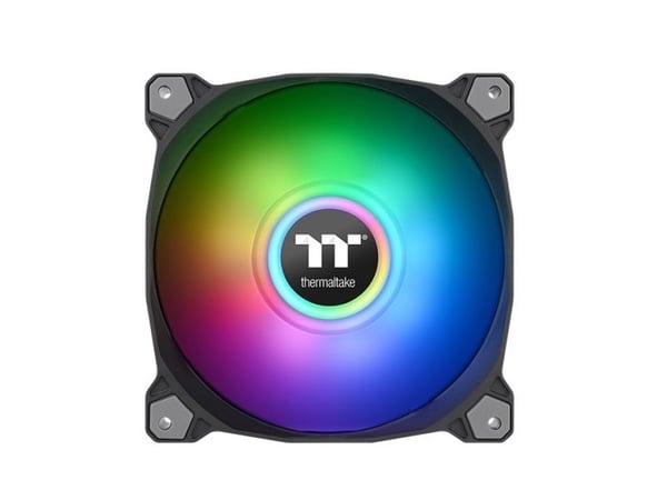 Thermaltake Pure Duo 14 ARGB Sync Radiator Fan - Kabinettvifte - 140 mm - svart (en pakke 2)