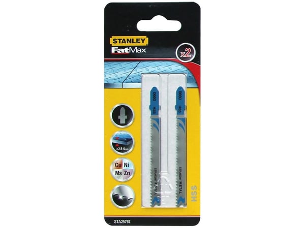 Stanley stikksagblader FATMAX til stikksag T 2 stk. for metall STA25792