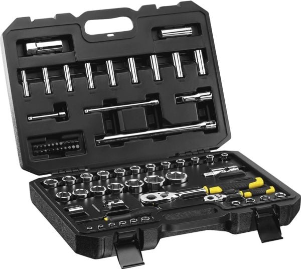 Stanley STMT82831-1, Stål, 2 stk, Svart, Rustfritt stål, Gul, Svart, Gul, 1/4", 72 stk