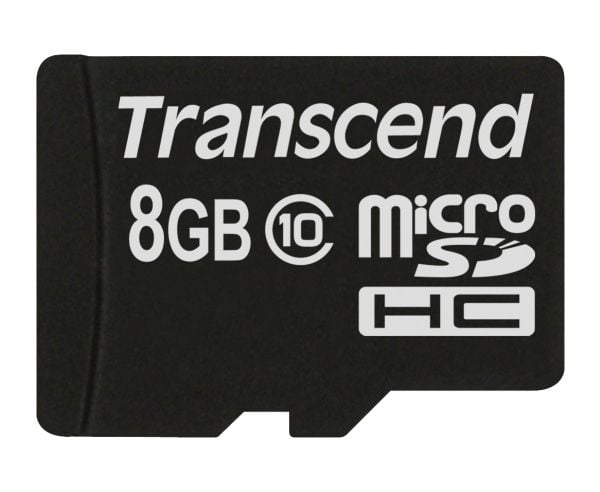 Transcend Premium - Flash-muistikortti - 8 GB - Luokka 10 - 133x - microSDHC