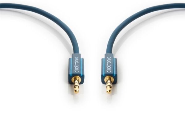 ClickTronic 70482, 3.5mm, Hankjønn, 3.5mm, Hankjønn, 10 m, Blå