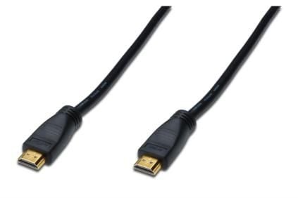 DIGITUS HDMI-kabel 1.3b Typ A till Typ A St/St 15,00 m svart polybag