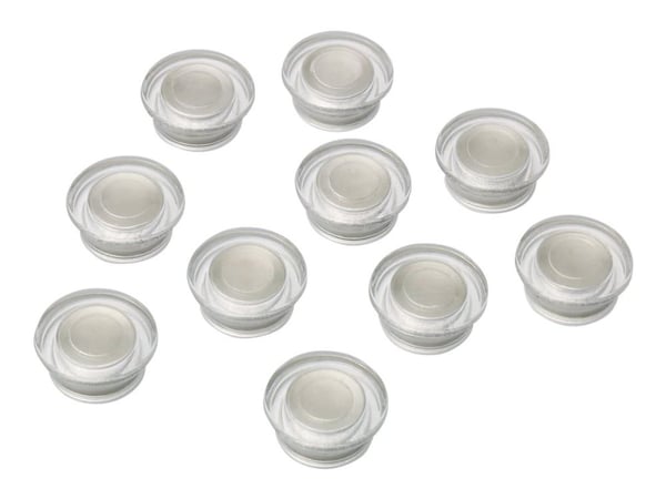 Magneter Nobo 19mm diameter - gennemsigtig - ekstra stærk - (10 stk.)