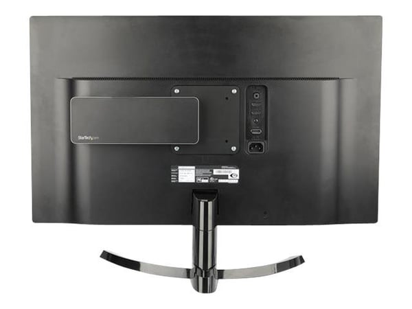 Startech Docking Station Mount - VESA - Back-of-Monitor Mounting Plate - Monteringsplate - monterbar på skjermen - svart - TAA-samsvar - for P/N: D...