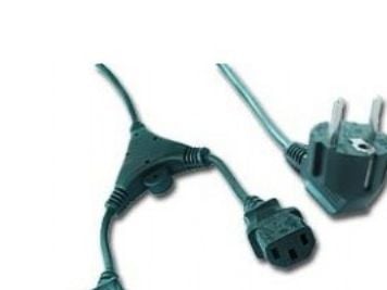 Gembird PC-186-ML6 - Strömkabel - power IEC 60320 C13 till power CEE 7/7 (hane) - Växelström 220-250 V - 2 m - formpressad