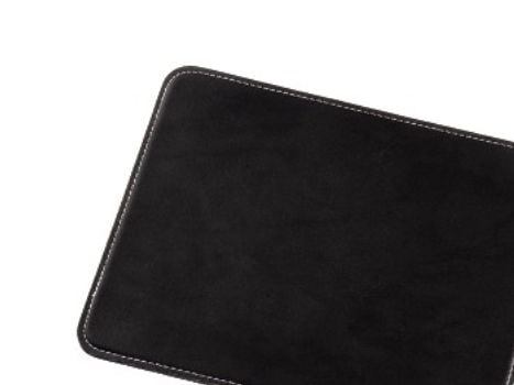 Hama Mouse Pad with Leather Look - Musematte - svart