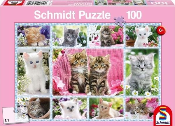 Schmidt Games 56135, 100 st, Dyrelivet, 6 År