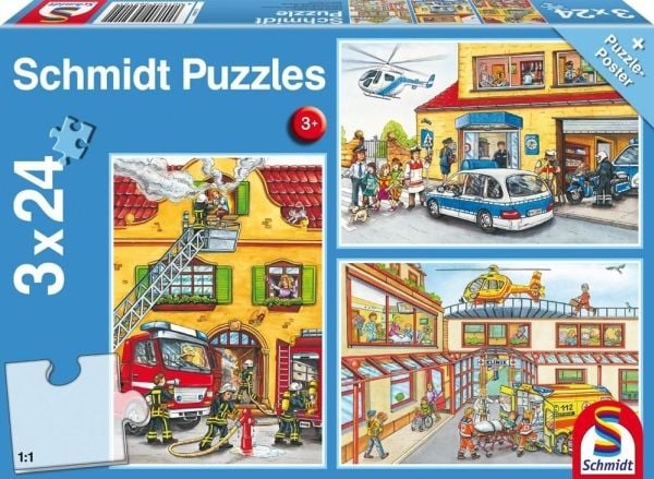 Schmidt Spiele 56215, 24 stk, 3 År