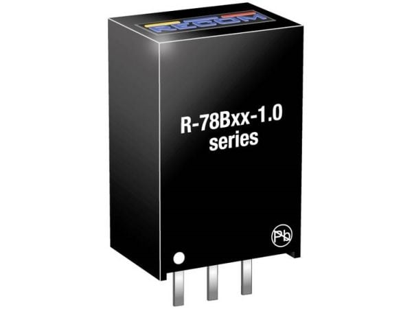 RECOM R-78B1.8-1.0 DC/DC-muunnin, piirilevy 1.8 1000 mA Lähtöjen lukumäärä: 1 x