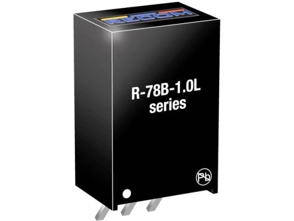 RECOM R-78B3.3-1.0L DC/DC-omvandlare, modul, 3,3 V 1 A, 1 utgång